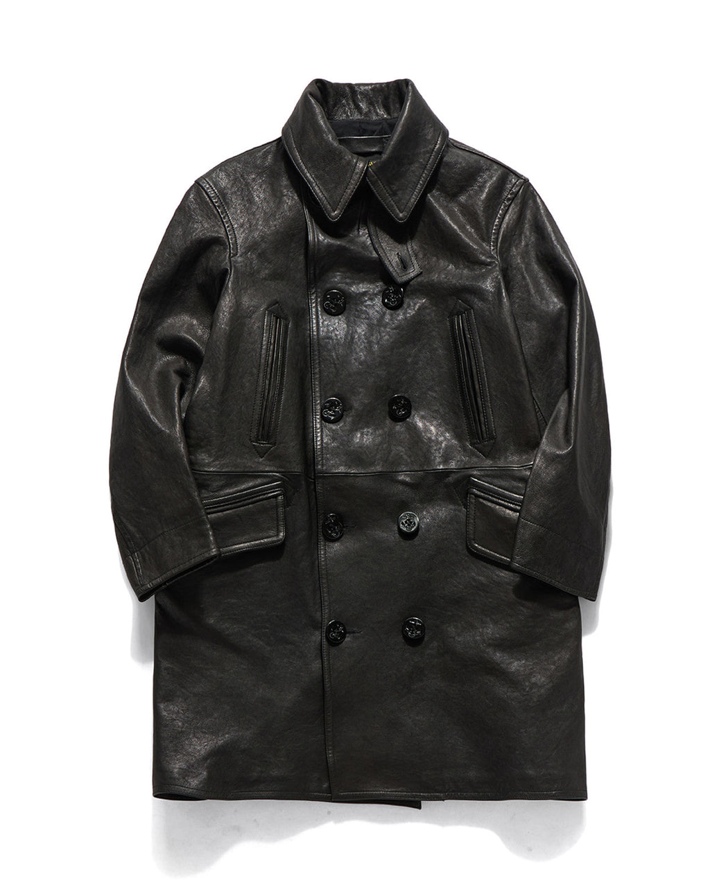 Eastlogue - Naval Leather Coat (Black) product image 3 | TRAB K-Fashion Australia