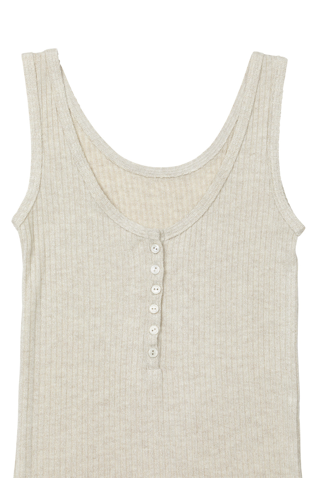 Deinet - Button Point Sleeveless (Beige) product image 3 | TRAB K-Fashion Australia