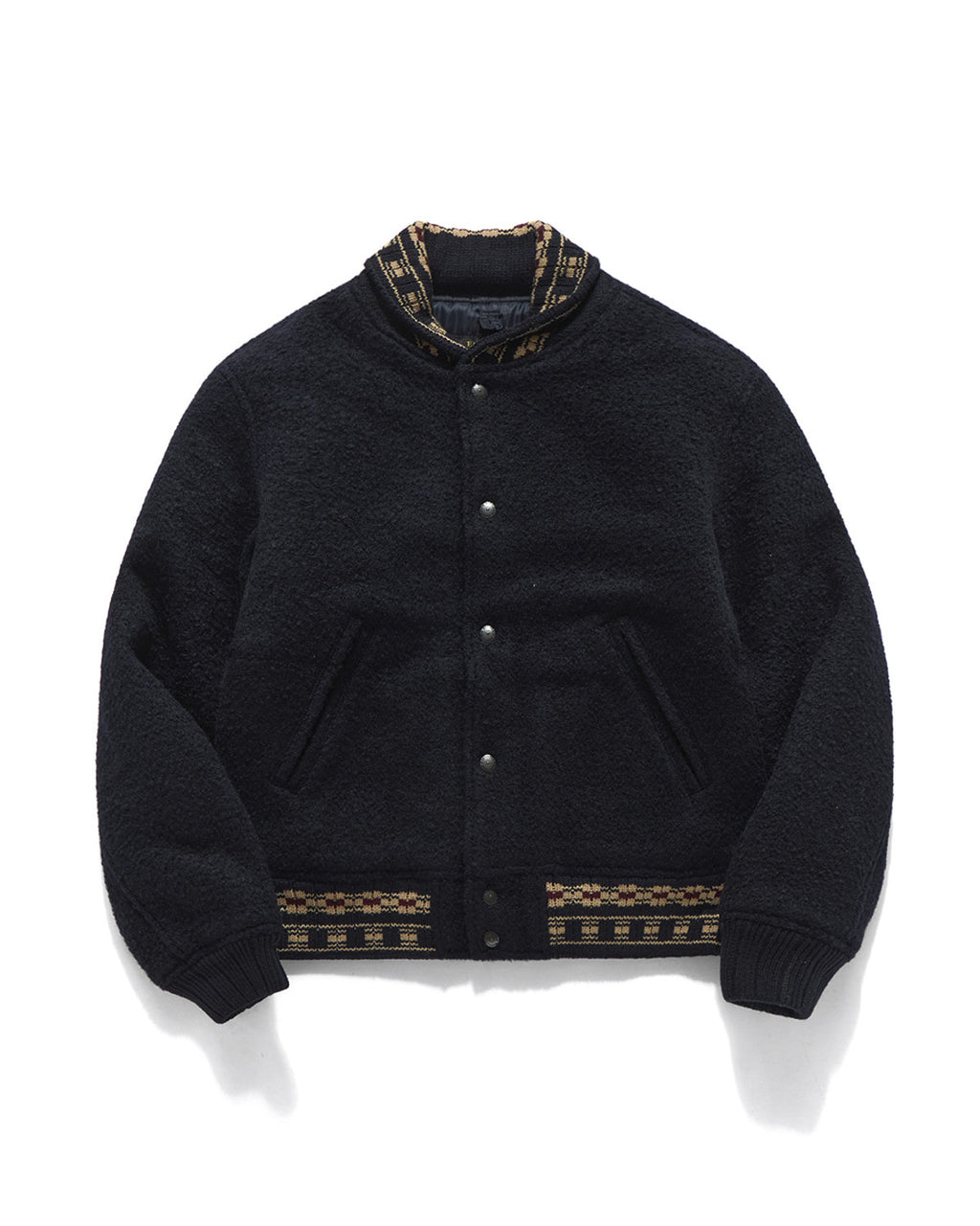 Eastlogue - Teddy Blouson Jumper (Navy) product image 1 | TRAB K-Fashion Australia