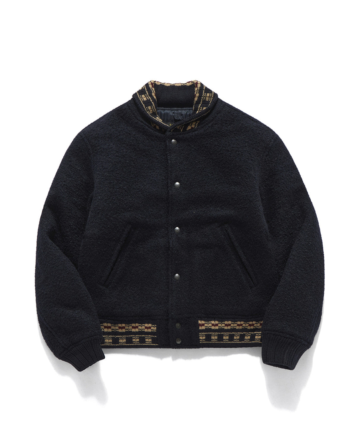 Eastlogue - Teddy Blouson Jumper (Navy) product image 1 | TRAB K-Fashion Australia