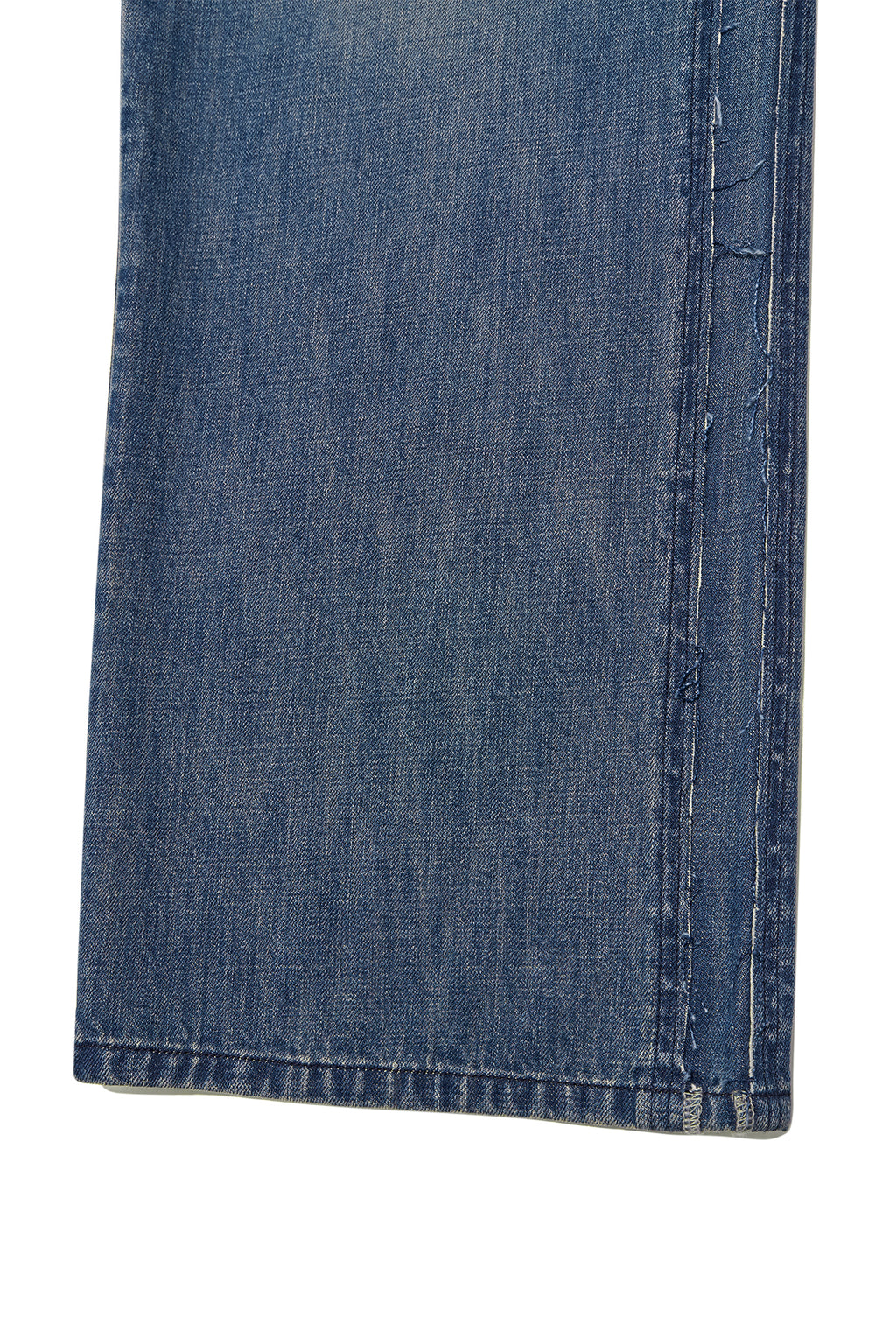 Matin Kim - Rough Cut Line Point Denim Pants (Blue) product image 5 | TRAB K-Fashion Australia