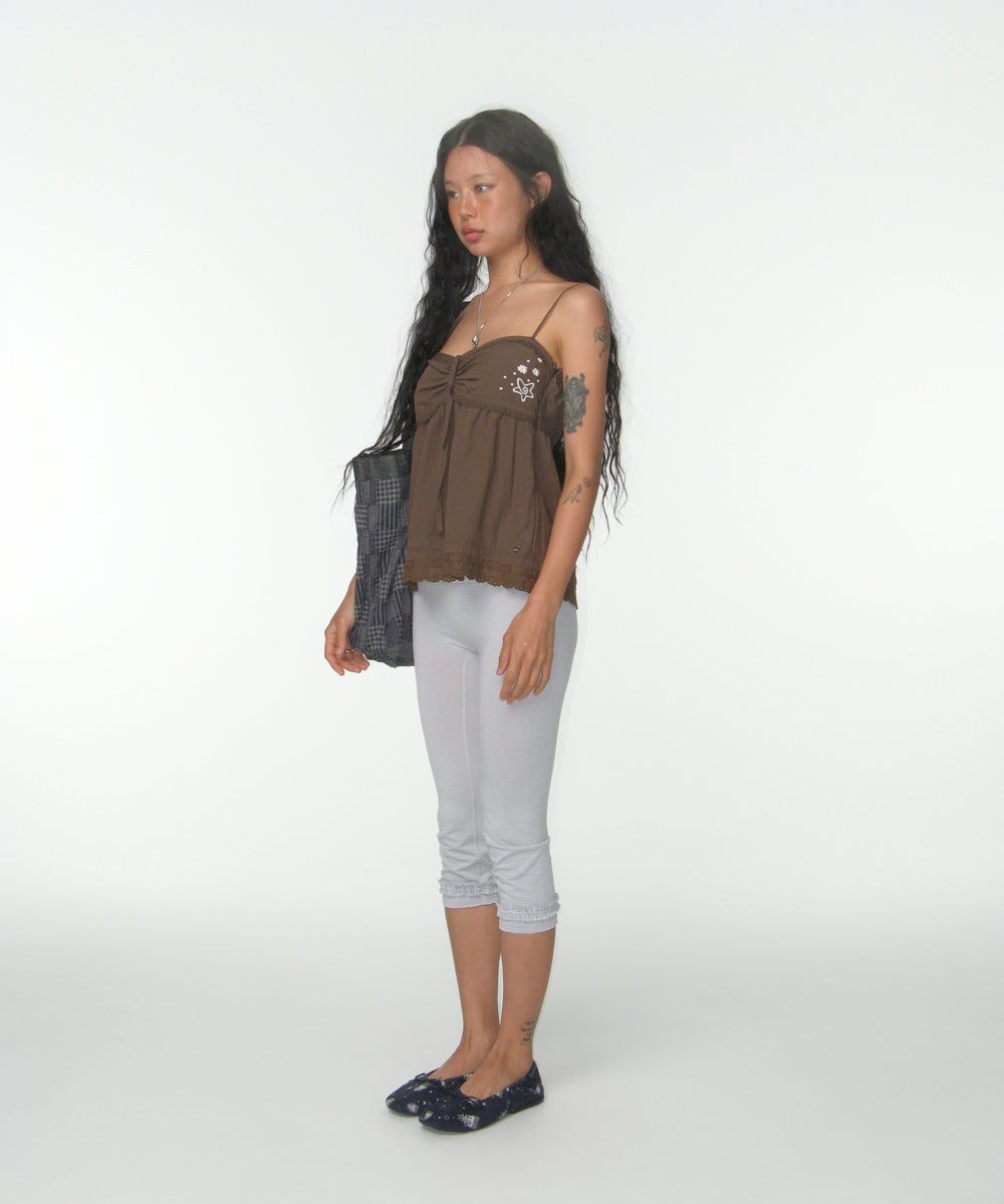Coyseio - Stripe Rough Leggings (Light Grey) product image 11 | TRAB K-Fashion Australia