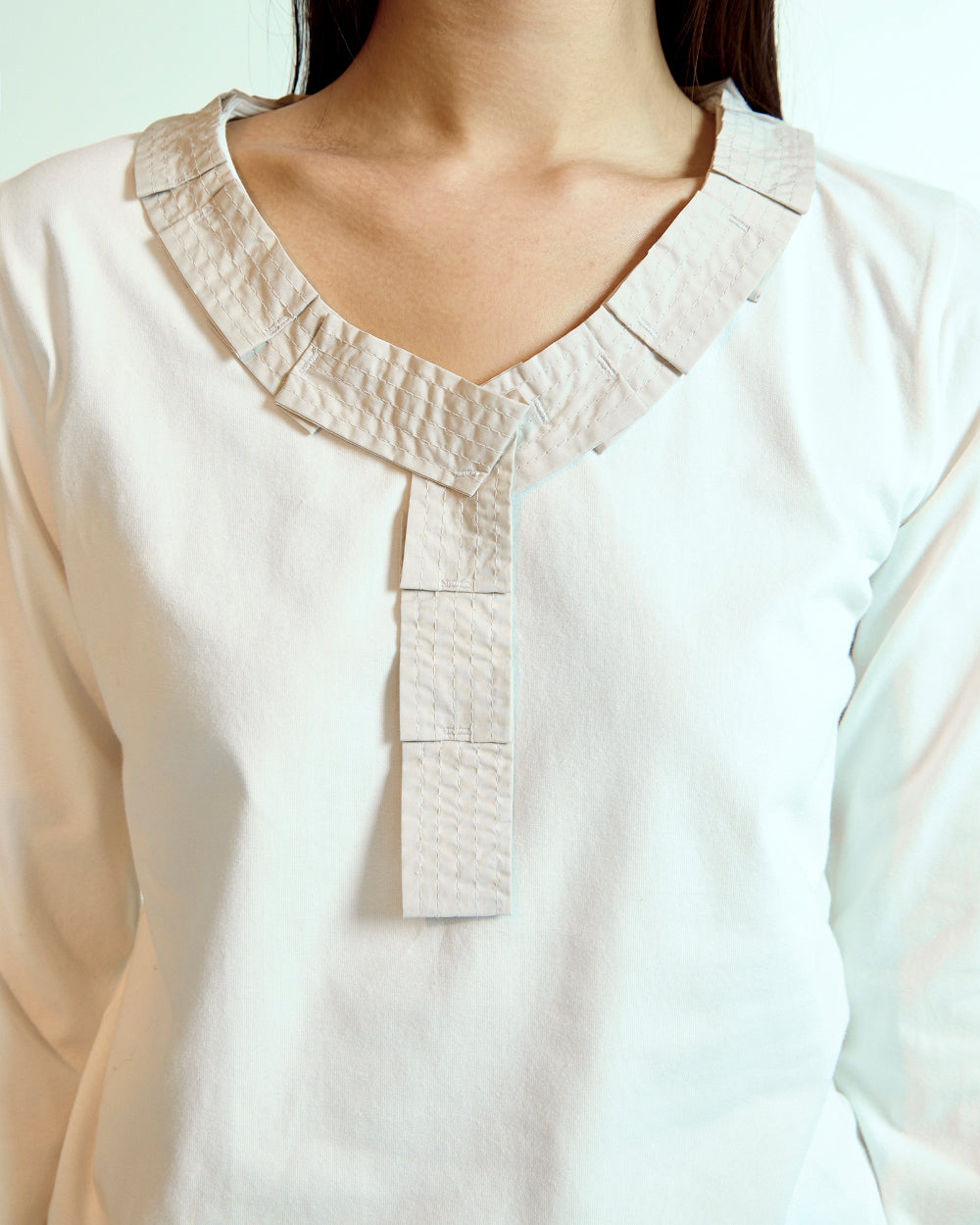 Coyseio - Strap Long Sleeve (Ivory) product image 9 | TRAB K-Fashion Australia