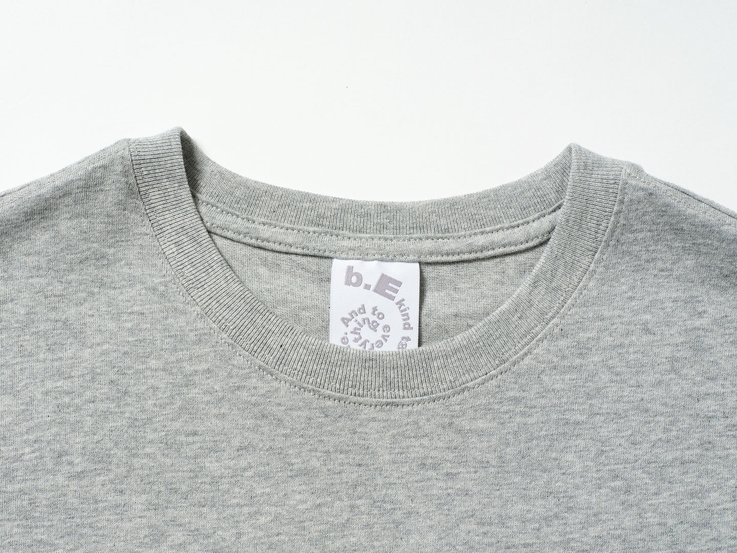 San San Gear - San San X B.E Logo T-Shirt (Melange Grey) product image 3 | TRAB K-Fashion Australia