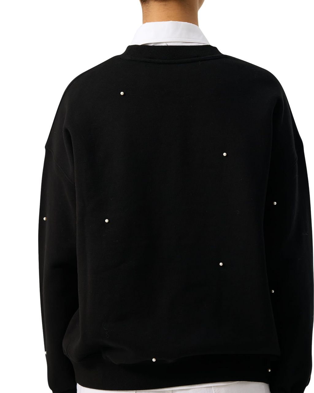 Kimhe Kim - Pearl Embellished Universe Sweatshirt (Black) product image 9 | TRAB K-Fashion Australia