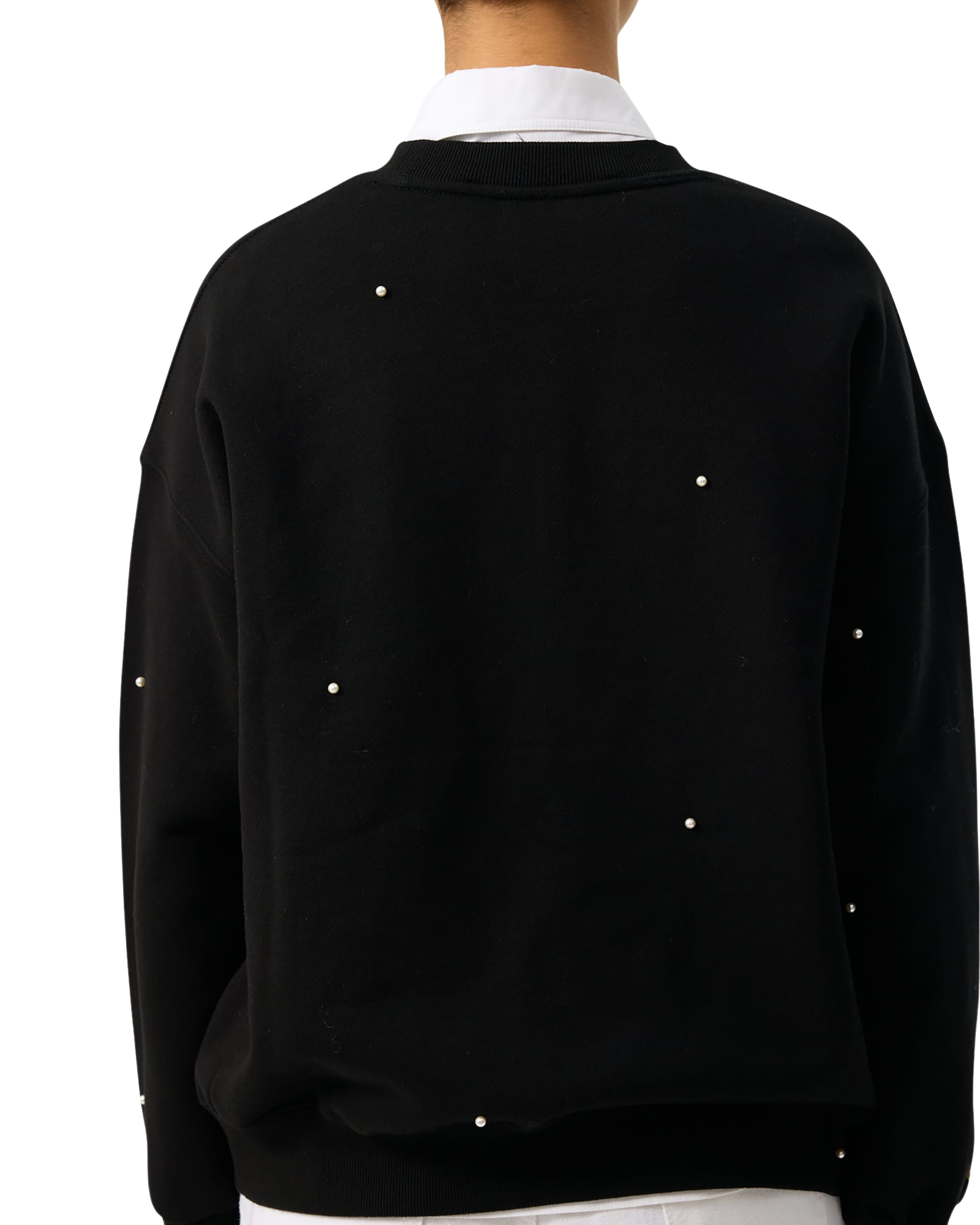Kimhe Kim - Pearl Embellished Universe Sweatshirt (Black) product image 9 | TRAB K-Fashion Australia