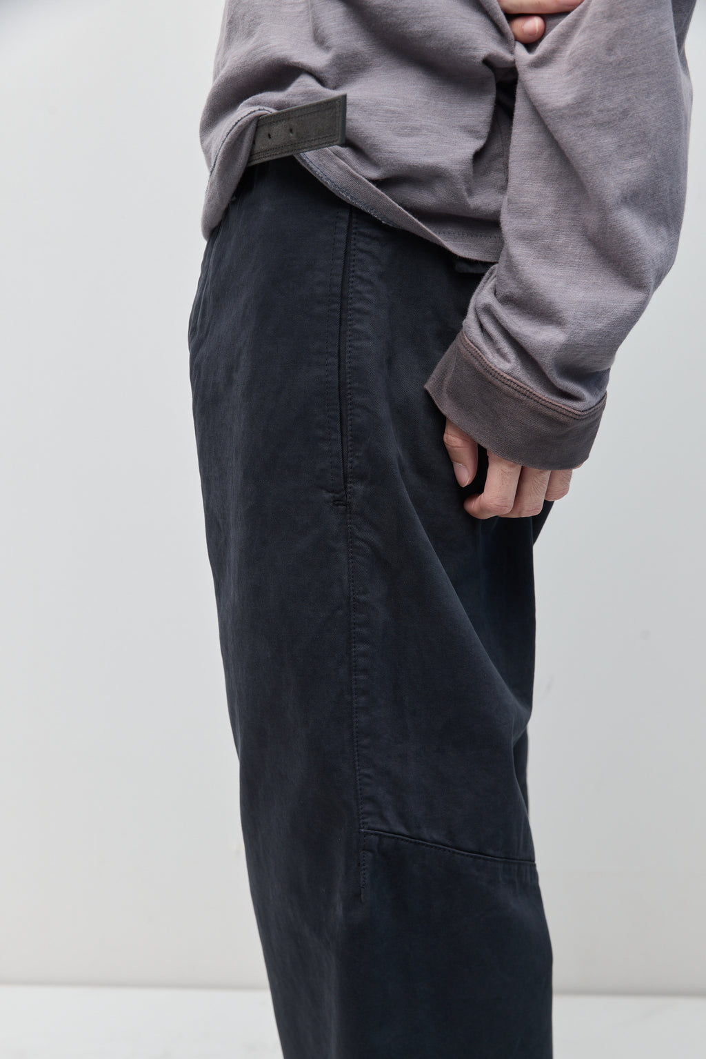 Hatchingroom - Shaped Trousers Dyed Ink (Black) product image 16 | TRAB K-Fashion Australia