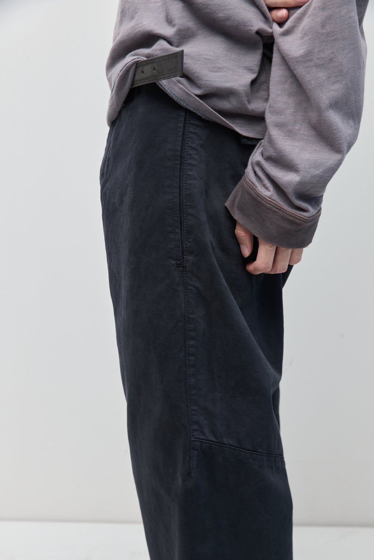 Hatchingroom - Shaped Trousers Dyed Ink (Black) product image 16 | TRAB K-Fashion Australia