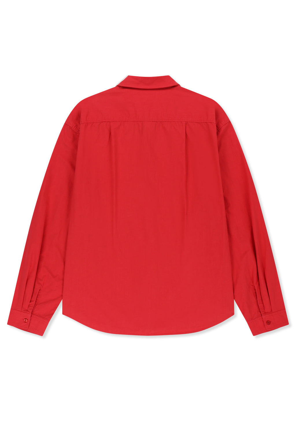 Matin Kim - Washed Cotton Pocket Shirt (Red) product image 2 | TRAB K-Fashion Australia
