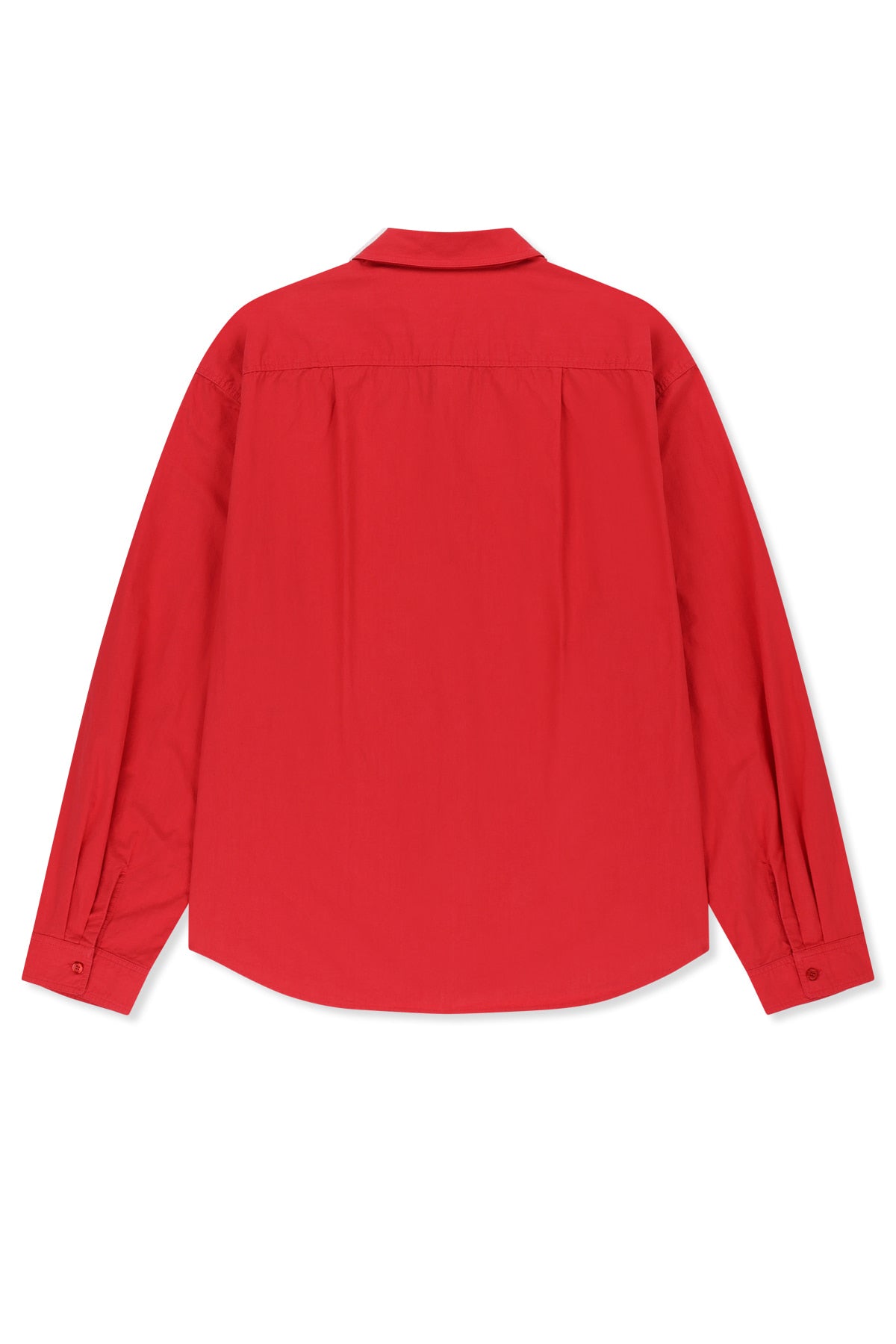 Matin Kim - Washed Cotton Pocket Shirt (Red) product image 2 | TRAB K-Fashion Australia
