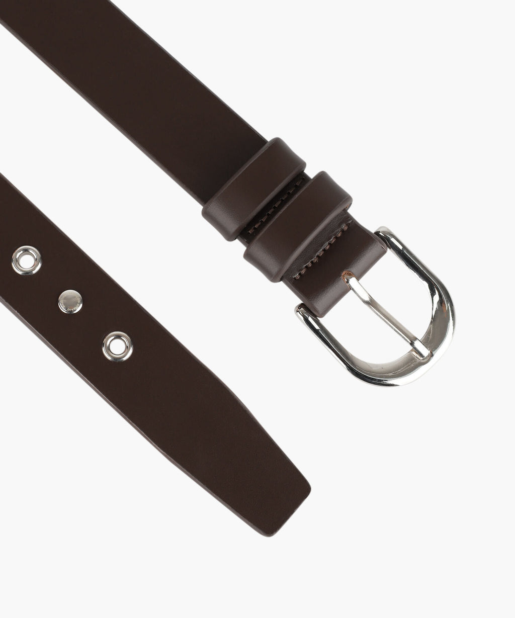 Marithe & Francois Girbaud - Eyelet Buckle Belt (Brown) product image 5 | TRAB K-Fashion Australia