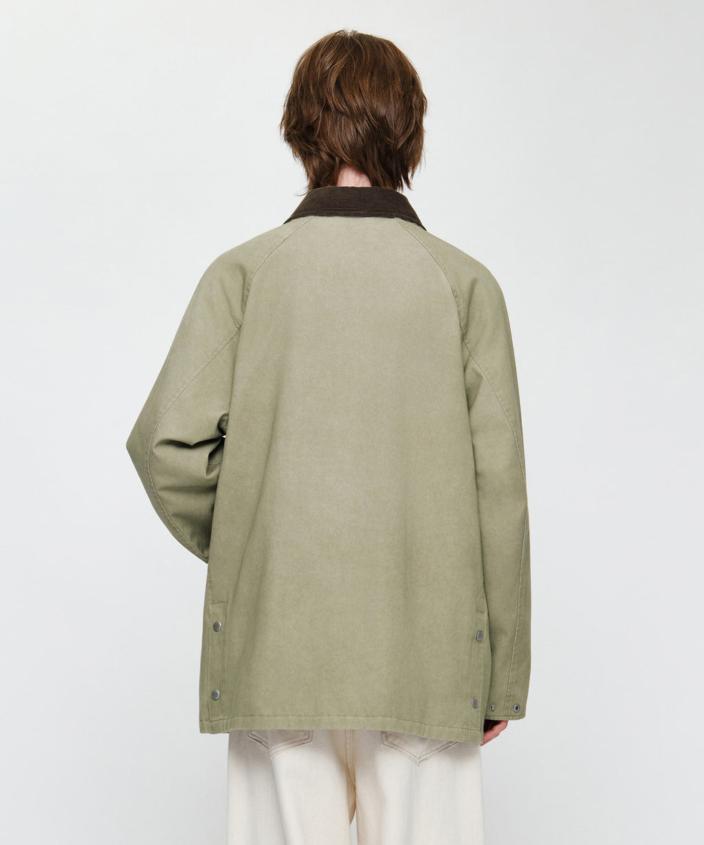 Marithe & Francois Girbaud - Cotton Work Jacket (Light Khaki) product image 2 | TRAB K-Fashion Australia