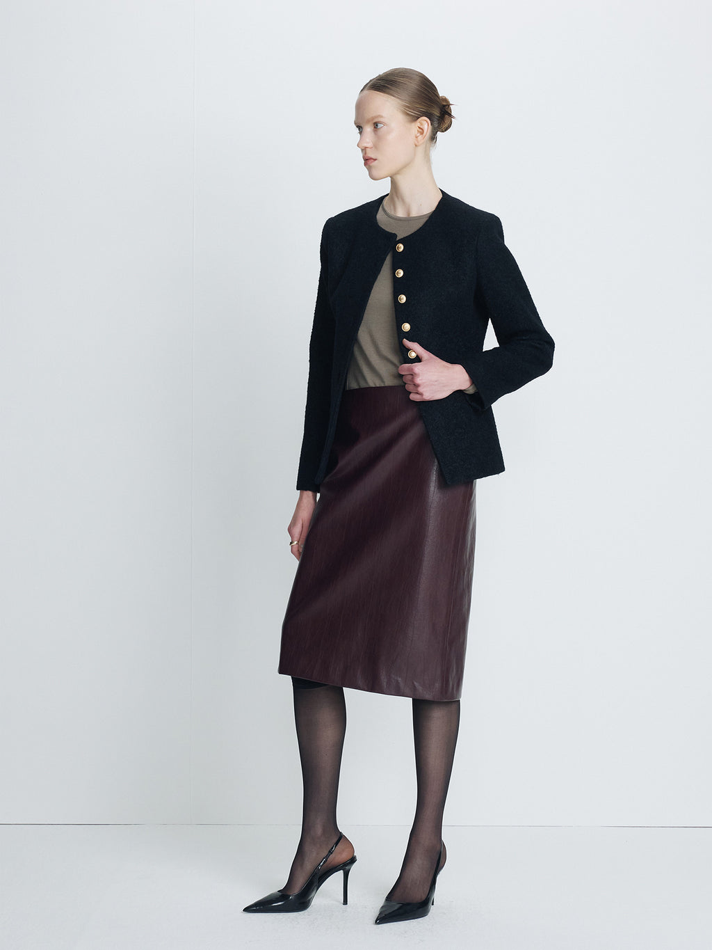 Tonywack - Wool Tweed Jacket (Black) product image 5 | TRAB K-Fashion Australia