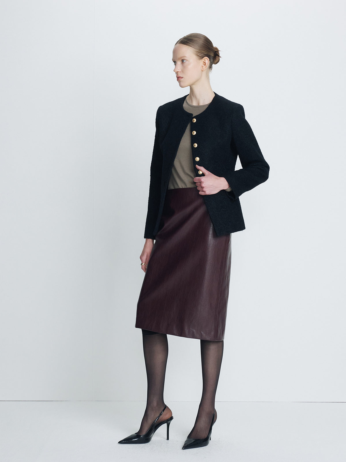 Tonywack - Wool Tweed Jacket (Black) product image 5 | TRAB K-Fashion Australia