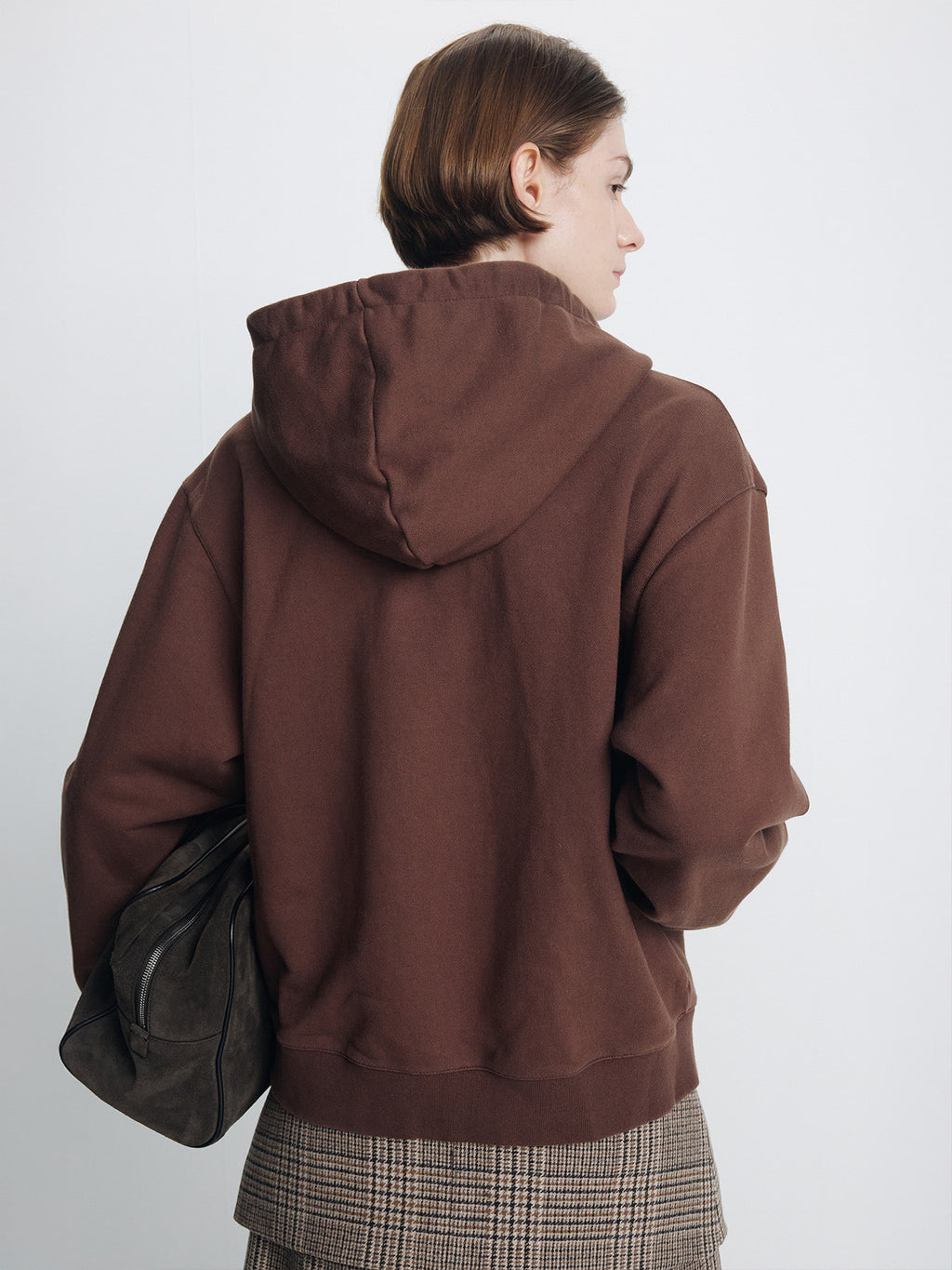 Tonywack - Garment Washed Zip-Up Hoodie (Faded Brown) product image 7 | TRAB K-Fashion Australia