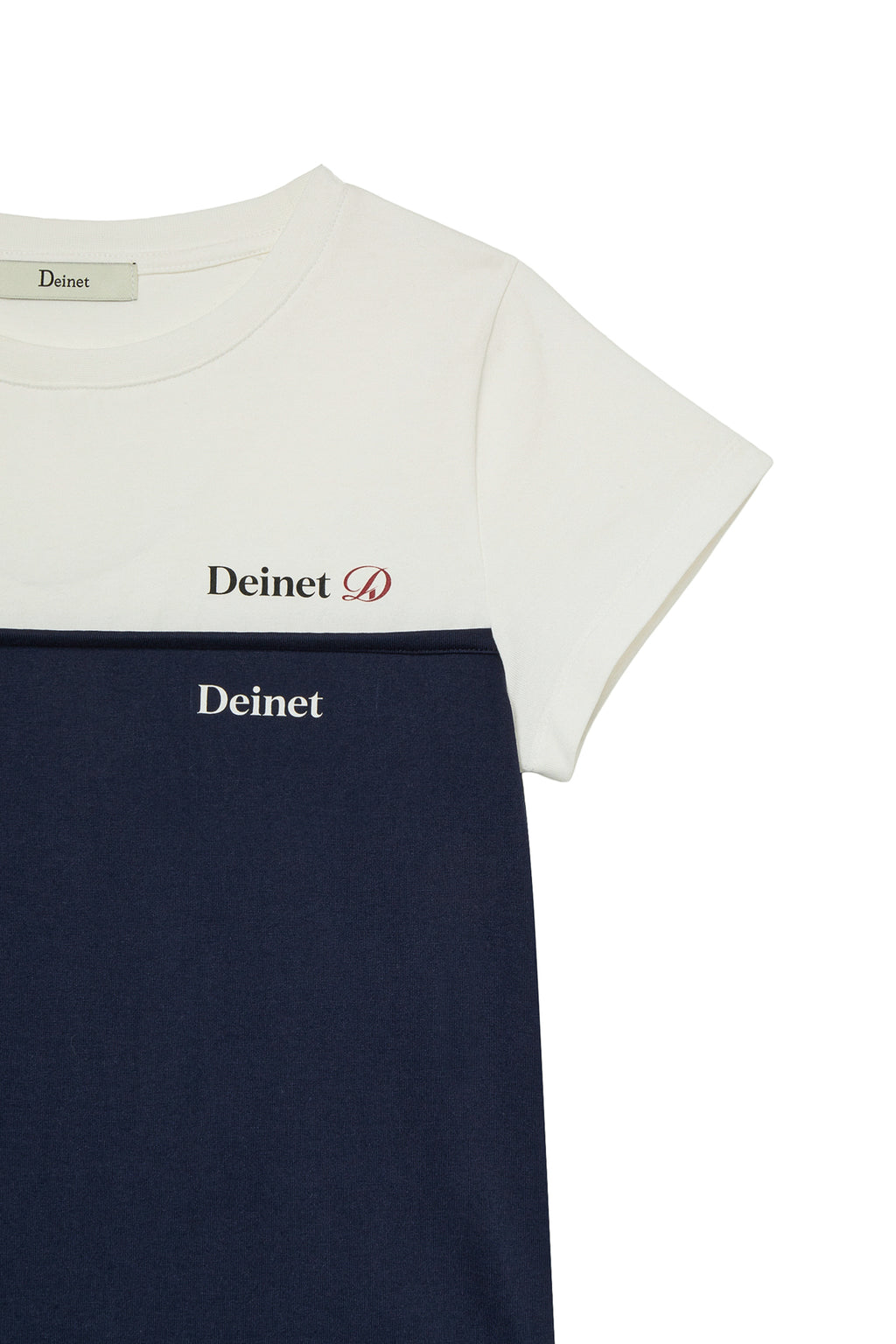 Deinet - Layered Contrast T-Shirt (White) product image 15 | TRAB K-Fashion Australia