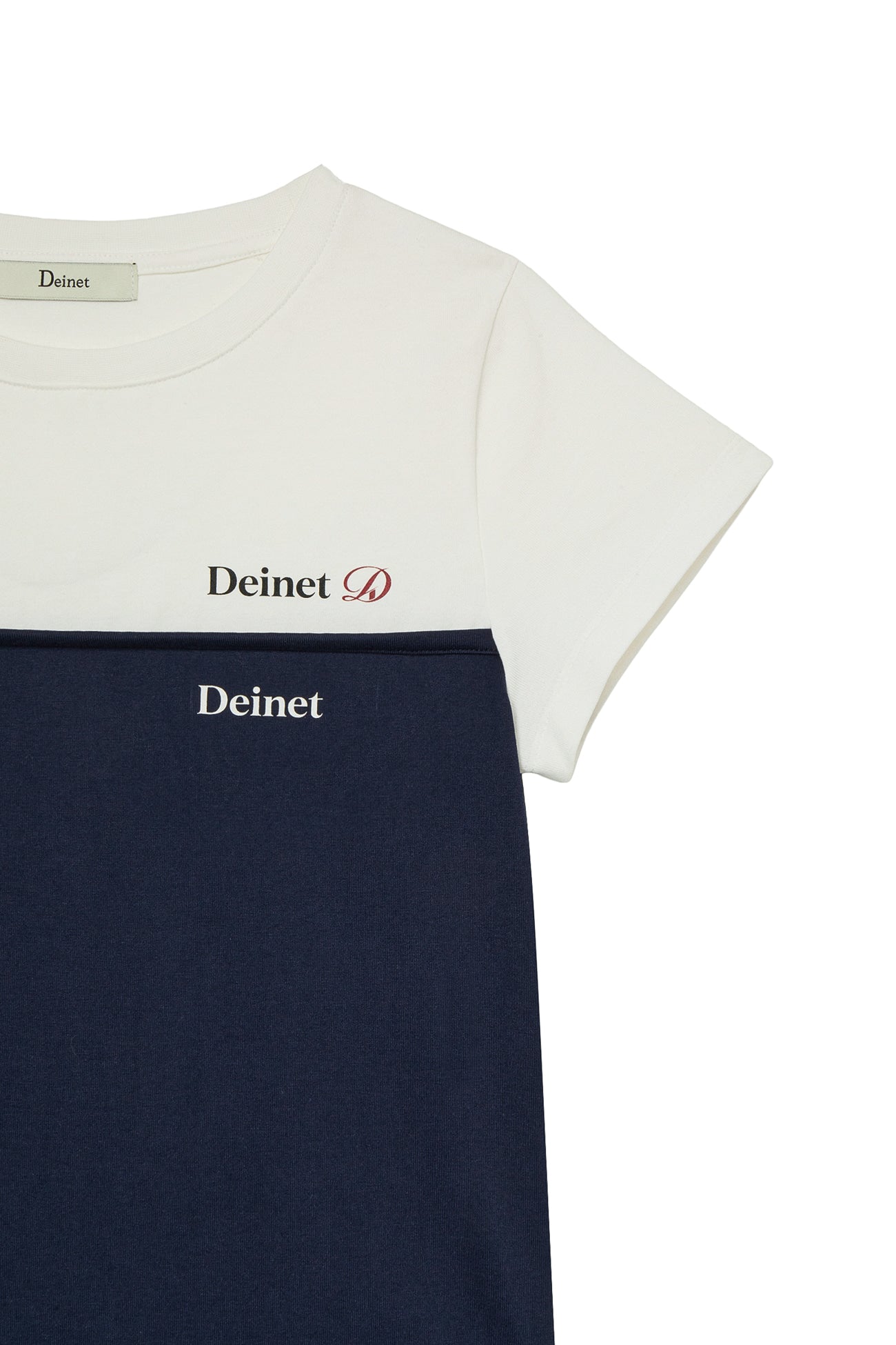 Deinet - Layered Contrast T-Shirt (White) product image 15 | TRAB K-Fashion Australia
