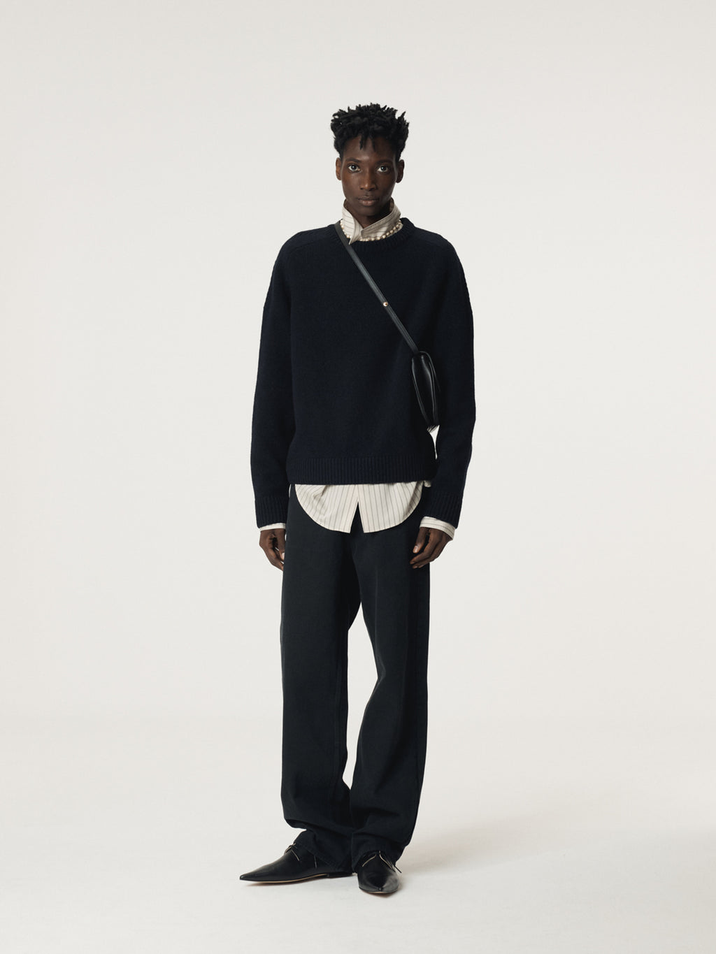 Recto - Loose Fit Denim Pants (Black) product image 7 | TRAB K-Fashion Australia