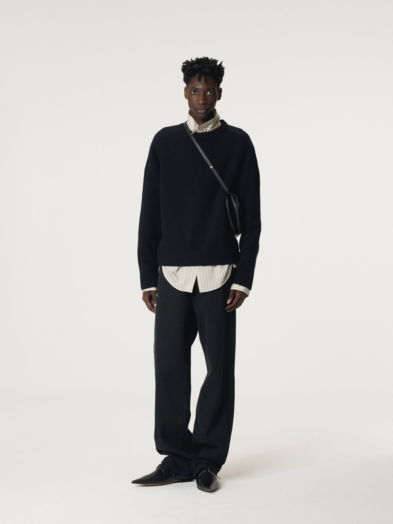 Recto - Loose Fit Denim Pants (Black) product image 7 | TRAB K-Fashion Australia