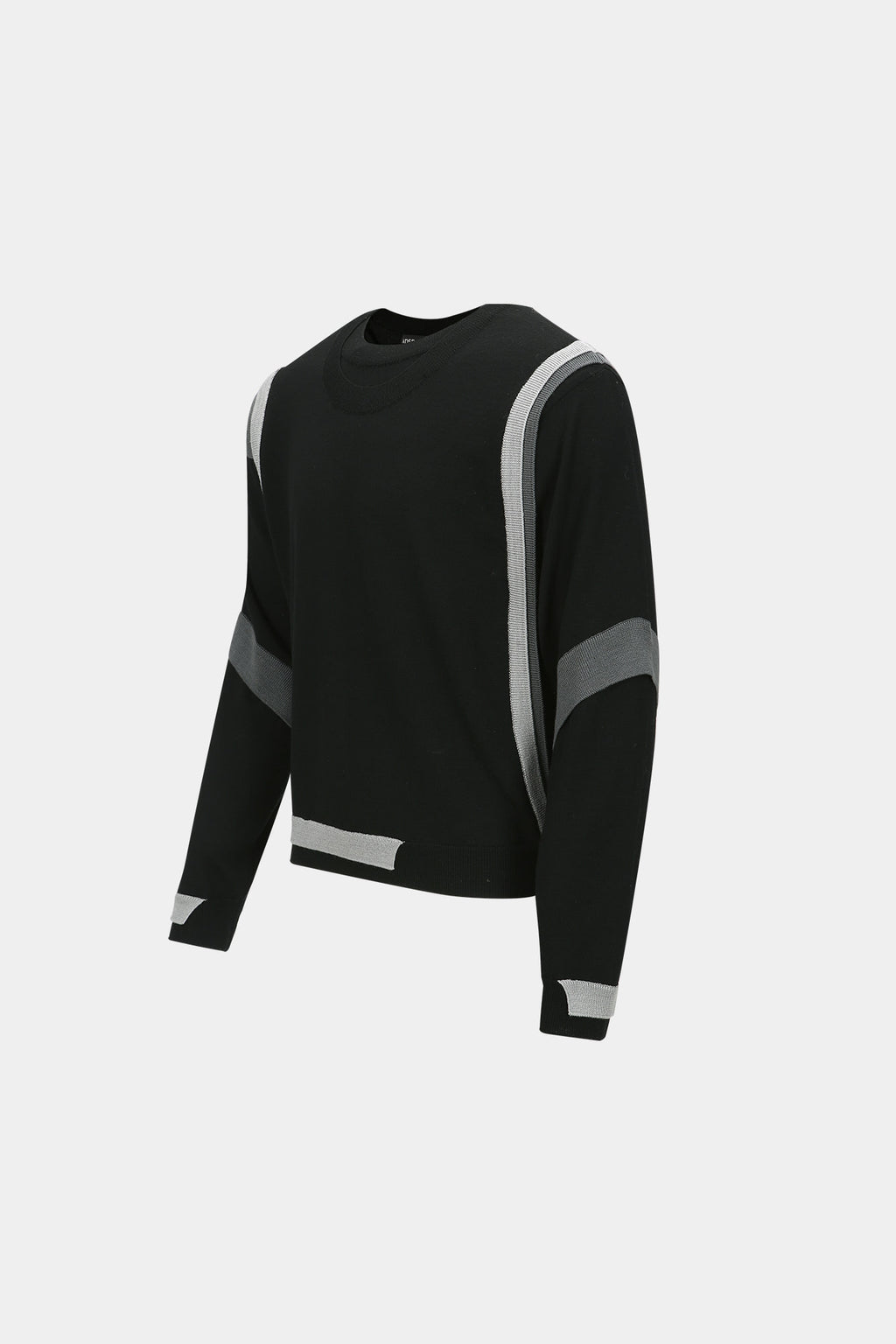Andersson Bell - Layered Crewneck Sweater (Black) product image 6 | TRAB K-Fashion Australia
