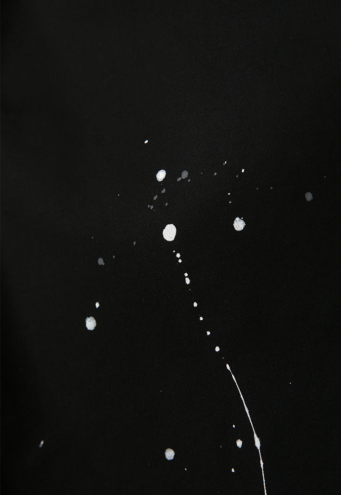 Tonywack - Row Painting Pleated Wide Shorts (Black) product image 6 | TRAB K-Fashion Australia