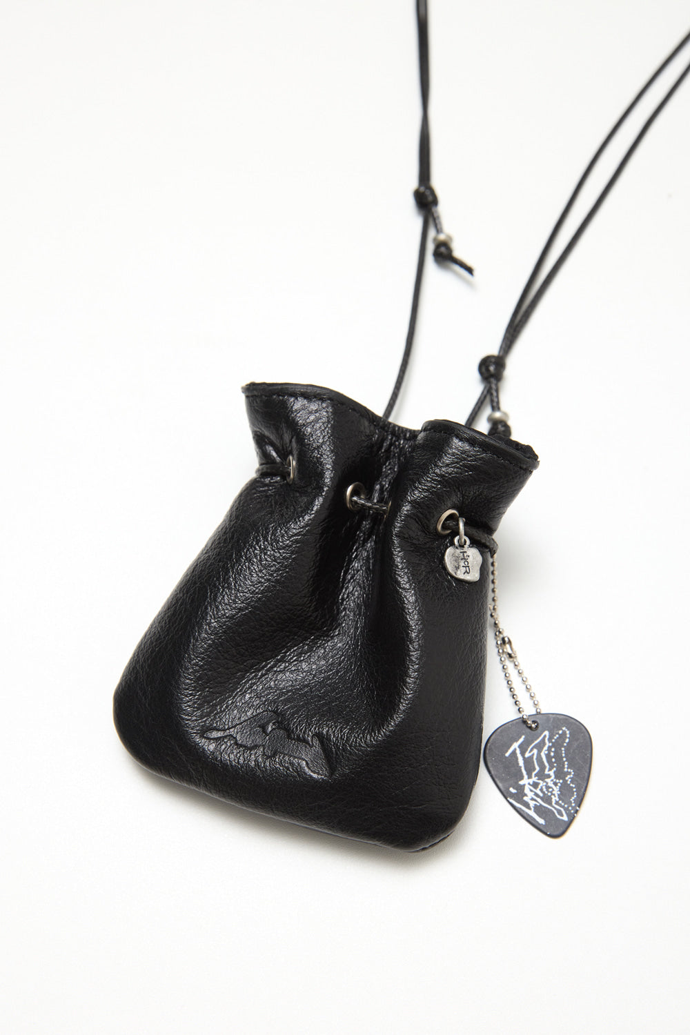 Hatchingroom - Shirakami Woods Leather Pick Pouch (Black) product image 3 | TRAB K-Fashion Australia