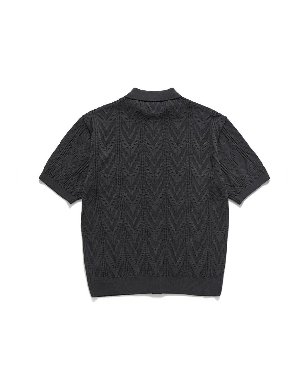 Eastlogue - Geometric Collar Half Cardigan (Charcoal) product image 6 | TRAB K-Fashion Australia
