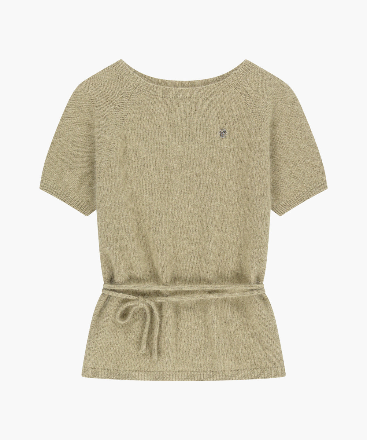 Marithe & Francois Girbaud - Premium Angora Boat Neck Half Knit (Beige) product image 6 | TRAB K-Fashion Australia
