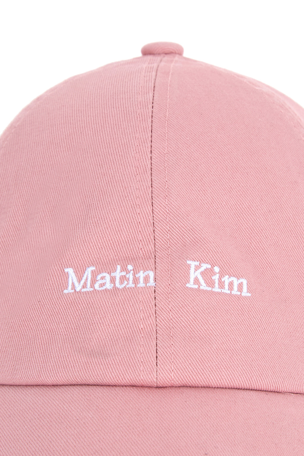 Matin Kim - Matin Mini Classic Logo Ball Cap (Pink) product image 4 | TRAB K-Fashion Australia
