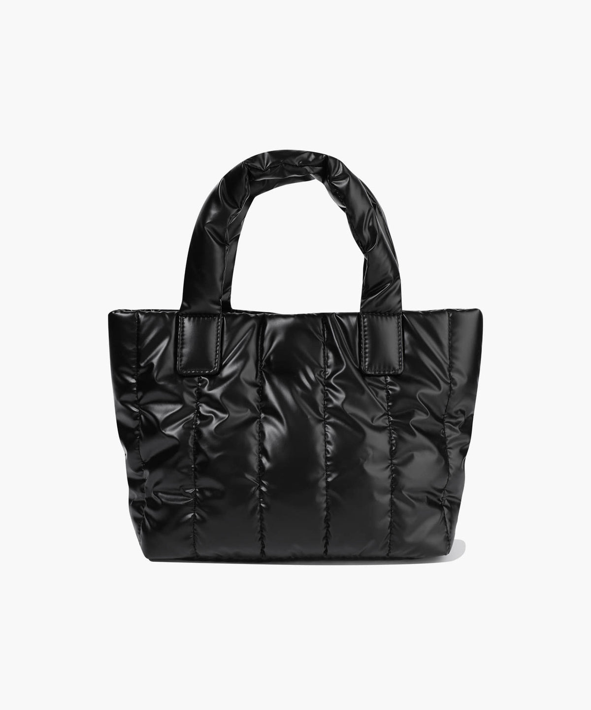 Marithe & Francois Girbaud - Classic Logo Matt Metallic Padding Bag (Black) product image 3 | TRAB K-Fashion Australia