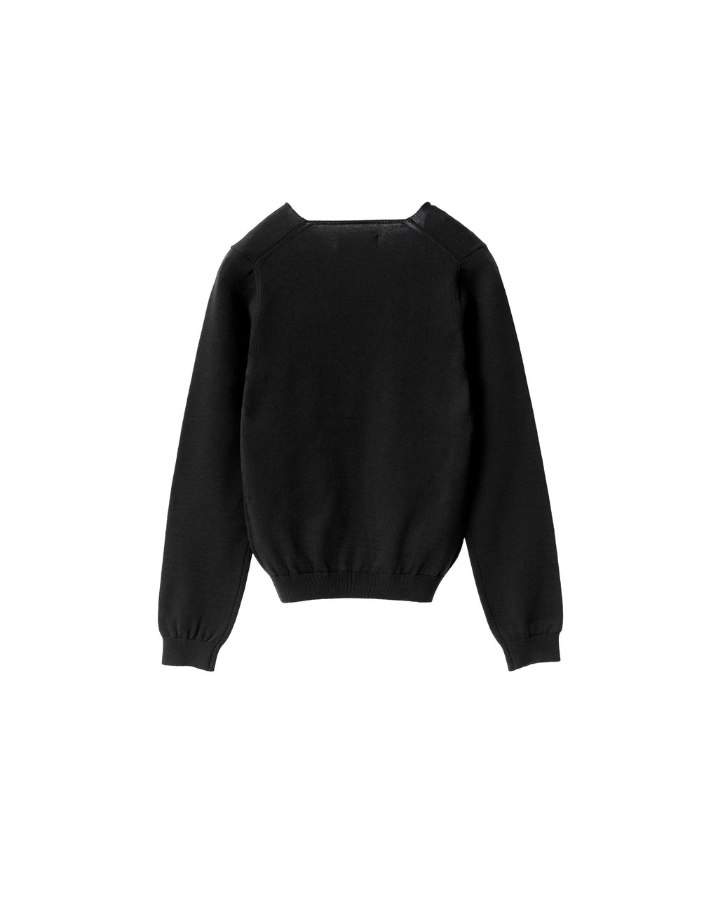 Brownyard - Organic Cotton V Neck Knit (Black) product image 6 | TRAB K-Fashion Australia