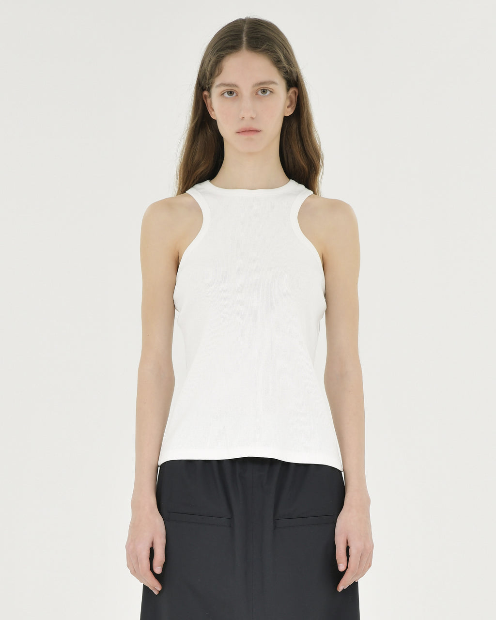 Brownyard - Halter Neck Sleeveless (White) product image 1 | TRAB K-Fashion Australia