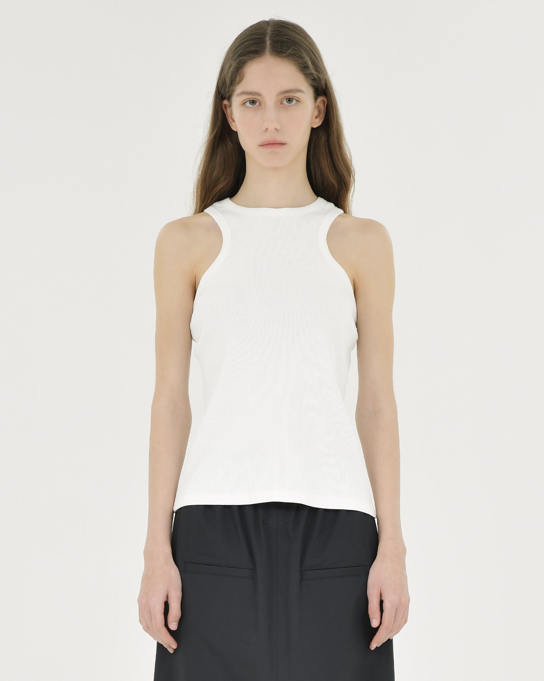 Brownyard - Halter Neck Sleeveless (White) product image 1 | TRAB K-Fashion Australia