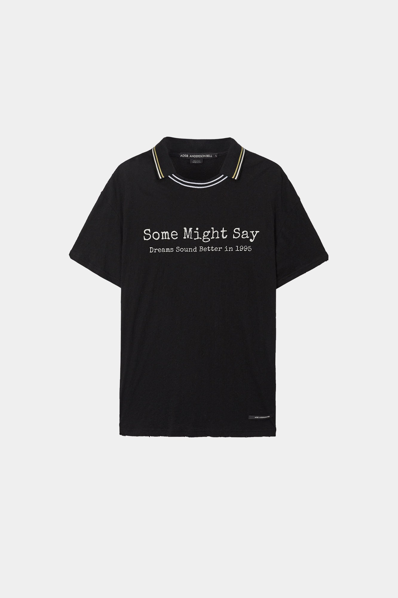 Andersson Bell - Brit Layered Collar T-Shirt (Black) product image 9 | TRAB K-Fashion Australia