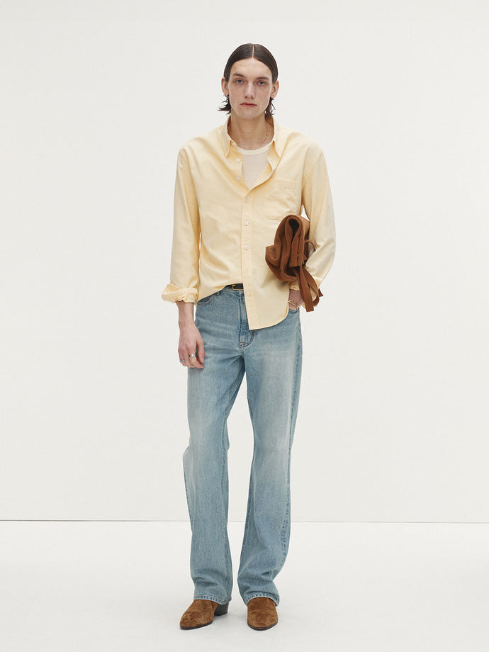 Tonywack - Straight-Leg Denim Jeans (Washed Light Blue) product image 2 | TRAB K-Fashion Australia