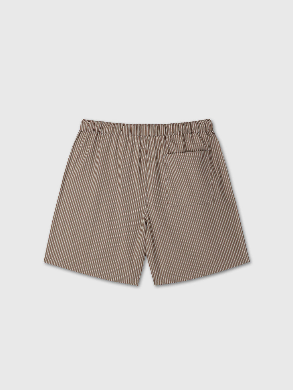 Tonywack - Striped Cotton Lounge Shorts (Olive Brown) product image 9 | TRAB K-Fashion Australia