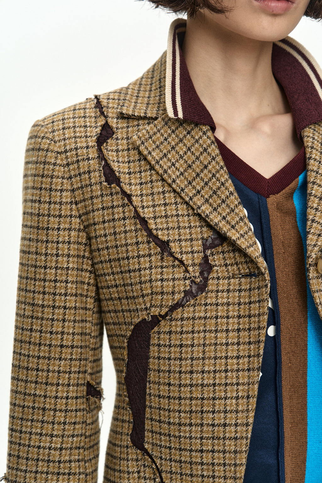 Andersson Bell - Lace Cut-Out Blazer (Beige) product image 4 | TRAB K-Fashion Australia