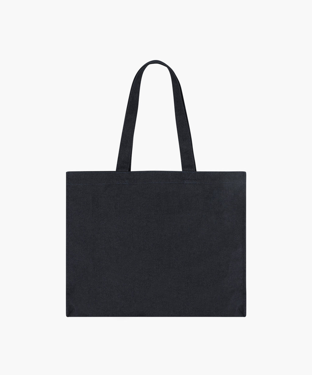 Marithe & Francois Girbaud - Drawing Classic Logo Denim Eco Bag (Dark Blue) product image 2 | TRAB K-Fashion Australia