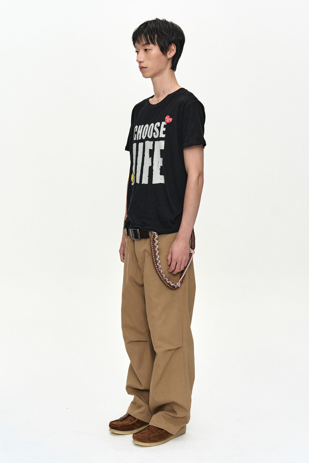 Andersson Bell - (essential) Unisex Choose Life T-Shirt (Black) product image 3 | TRAB K-Fashion Australia