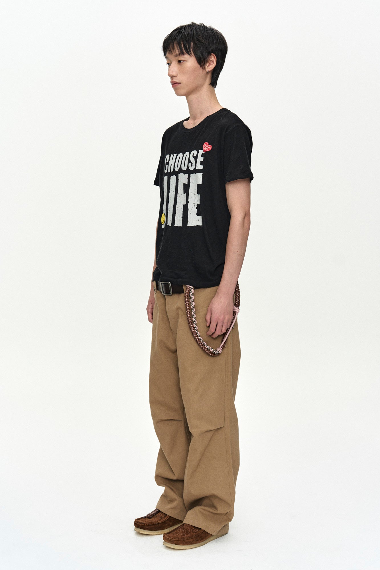 Andersson Bell - (essential) Unisex Choose Life T-Shirt (Black) product image 3 | TRAB K-Fashion Australia