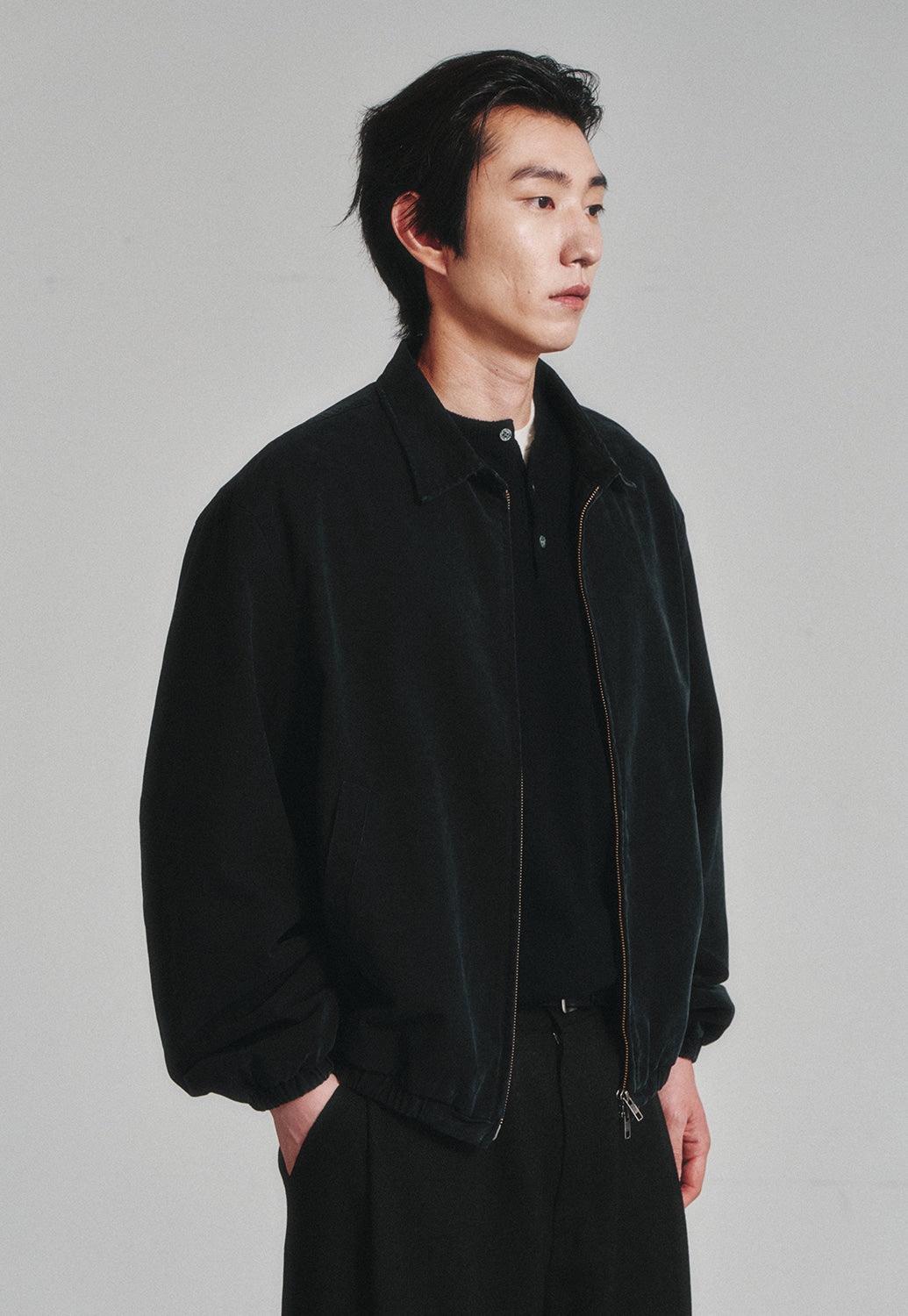 Art if acts - Washed Swing Jacket (Faded Black) product image 6 | TRAB K-Fashion Australia