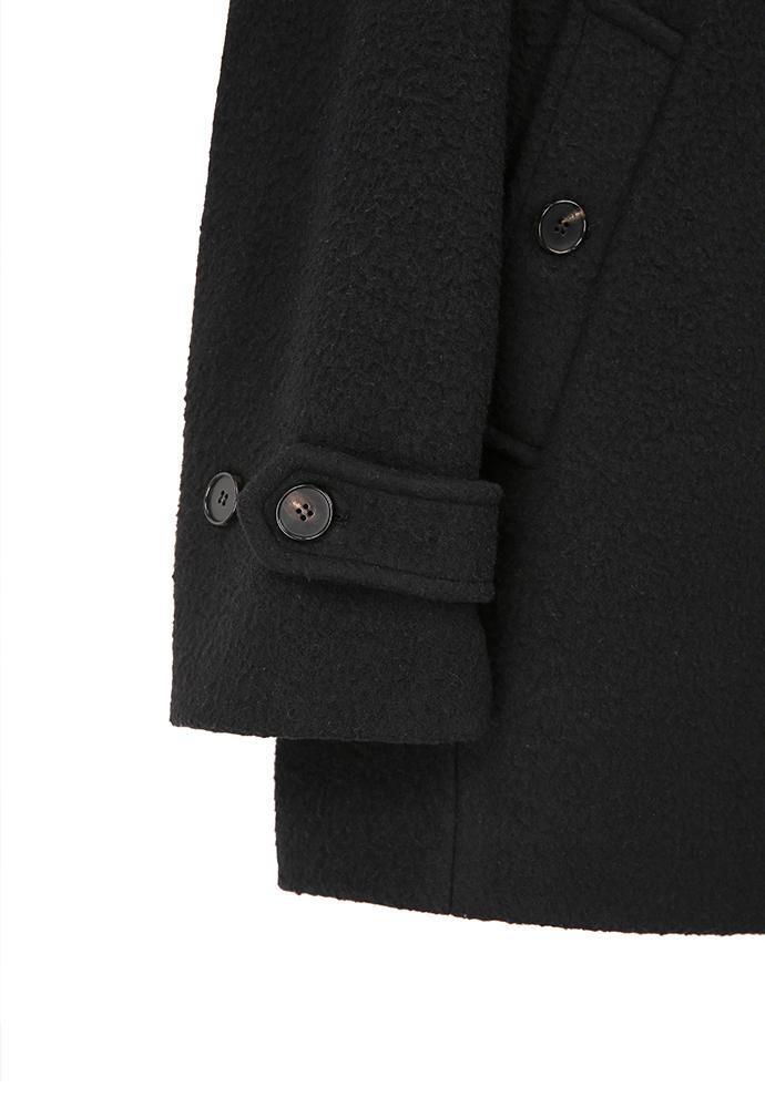 Art if acts - Leather Collar Casentino Half Coat (Black) product image 12 | TRAB K-Fashion Australia