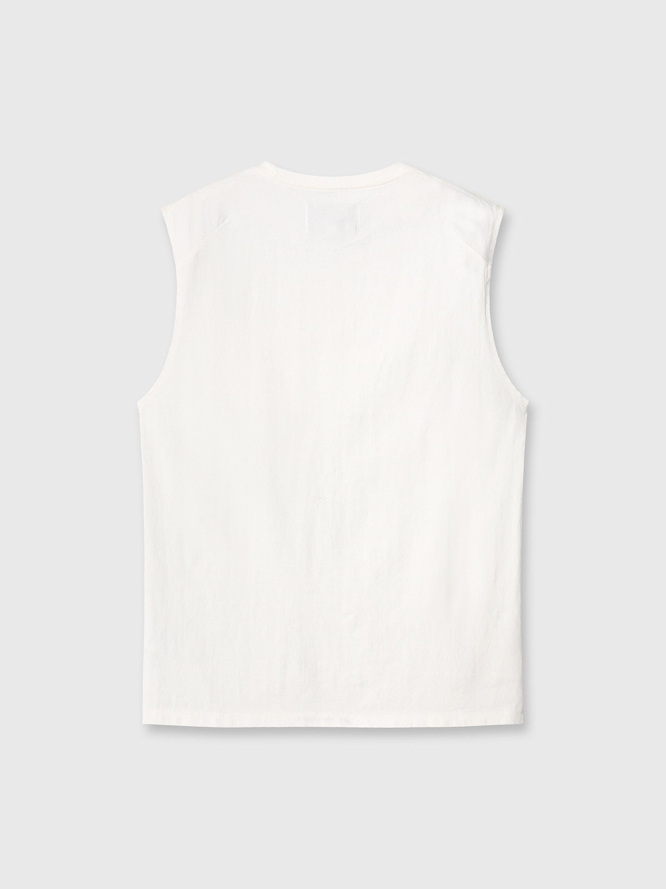 Tonywack - Garment-Washed Patch Pocket Sleeveless (Vintage White) product image 8 | TRAB K-Fashion Australia