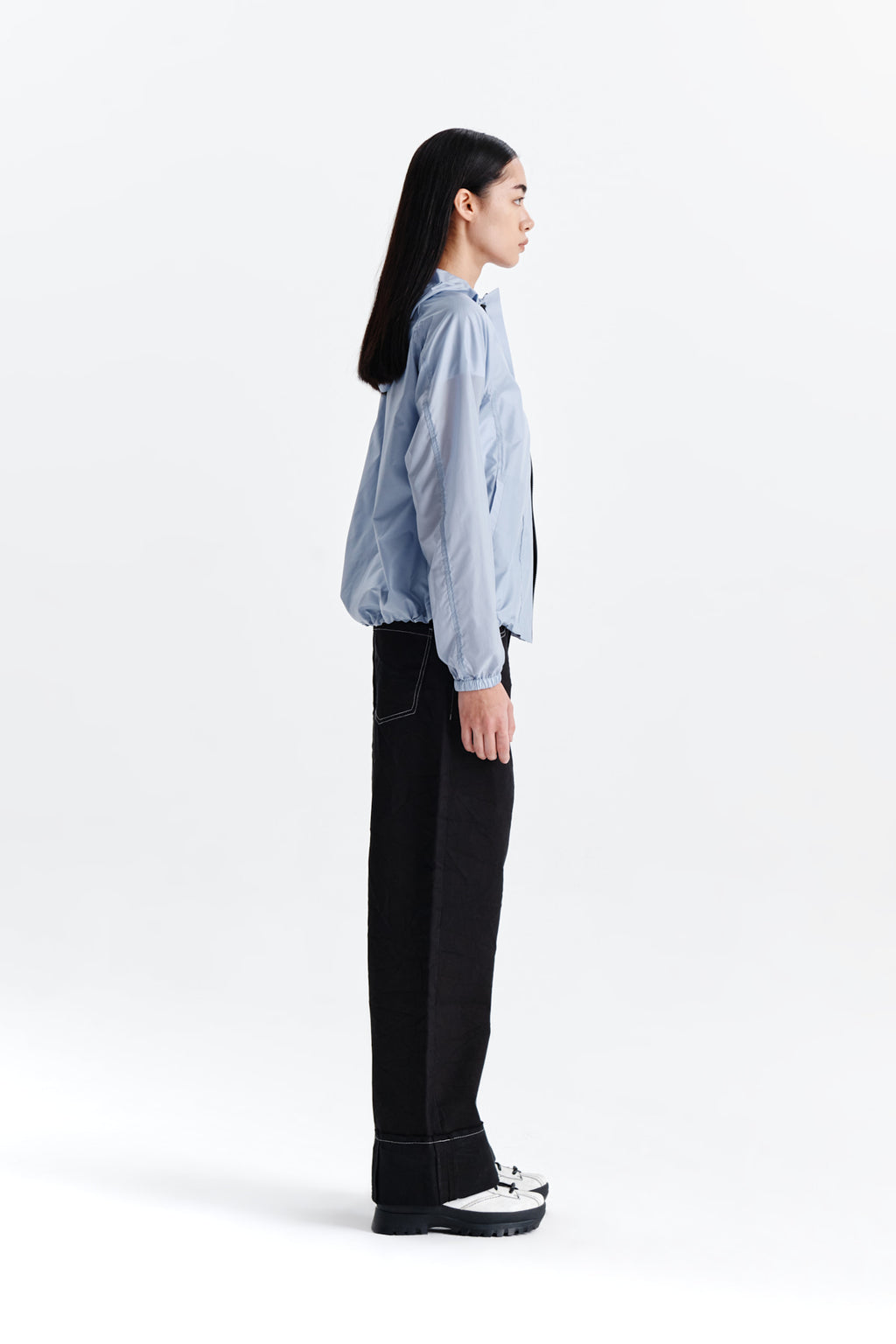 Matin Kim - Light Hoody Windbreaker (Blue) product image 6 | TRAB K-Fashion Australia