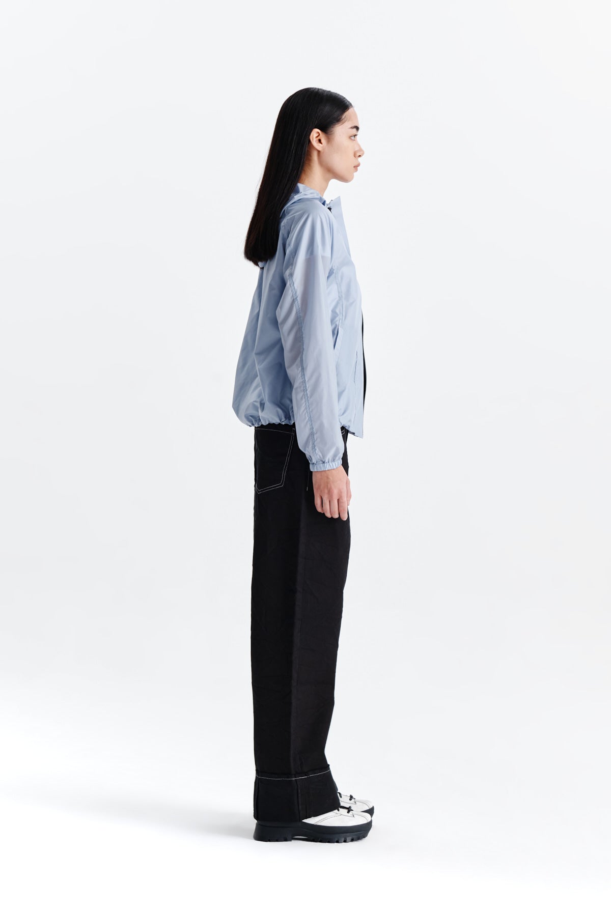 Matin Kim - Light Hoody Windbreaker (Blue) product image 6 | TRAB K-Fashion Australia