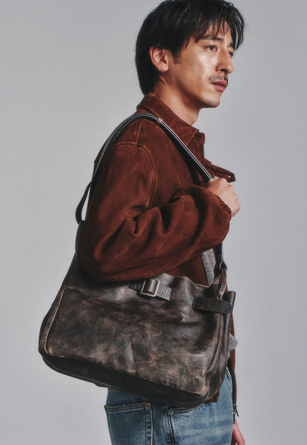 Art if acts - Belted Milano Bag (Vintage Wood) product image 2 | TRAB K-Fashion Australia