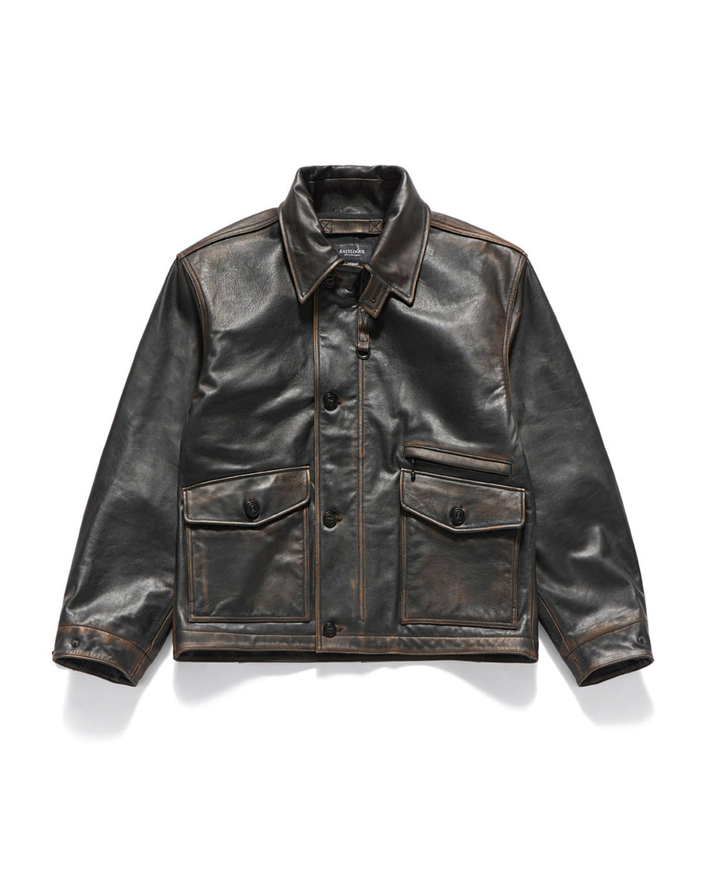 Eastlogue - Mk3 Leather Jacket (Vintage Black) product image 1 | TRAB K-Fashion Australia