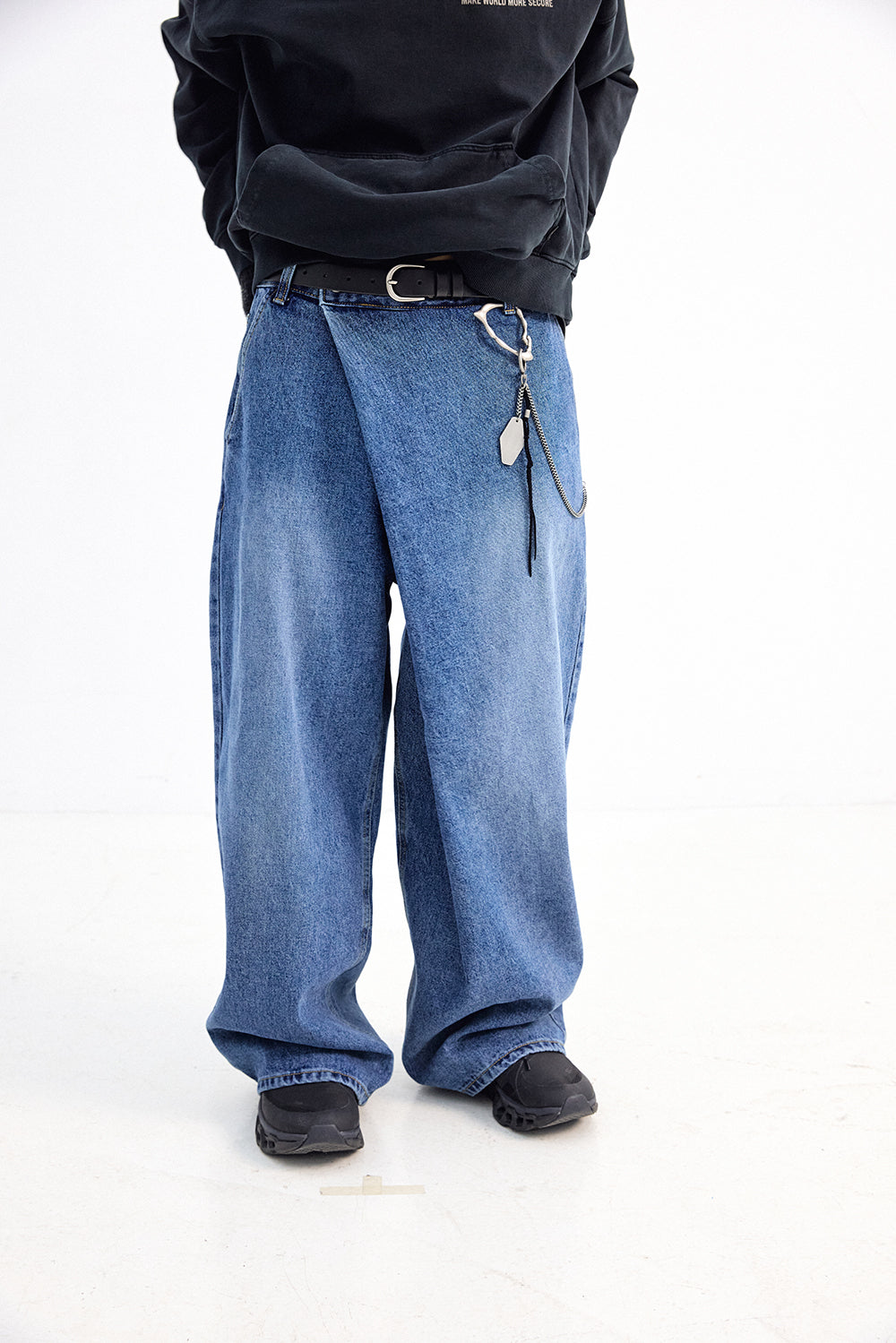 Hatchingroom - Wrap Jeans (Blue) product image 8 | TRAB K-Fashion Australia