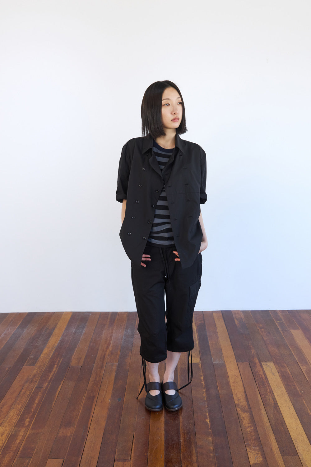 Hatchingroom - Double Breasted Shirket (Black) product image 11 | TRAB K-Fashion Australia