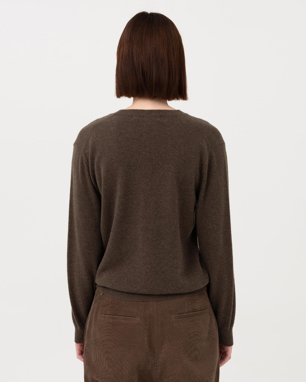 Brownyard - Extra Super Fine Crewneck Knit (Brown) product image 2 | TRAB K-Fashion Australia